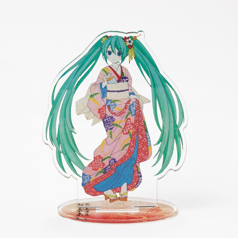 (Goods - Acrylic Stand) Hatsune Miku Ukiyo-e Art Utahime Tokaido Acrylic Stand