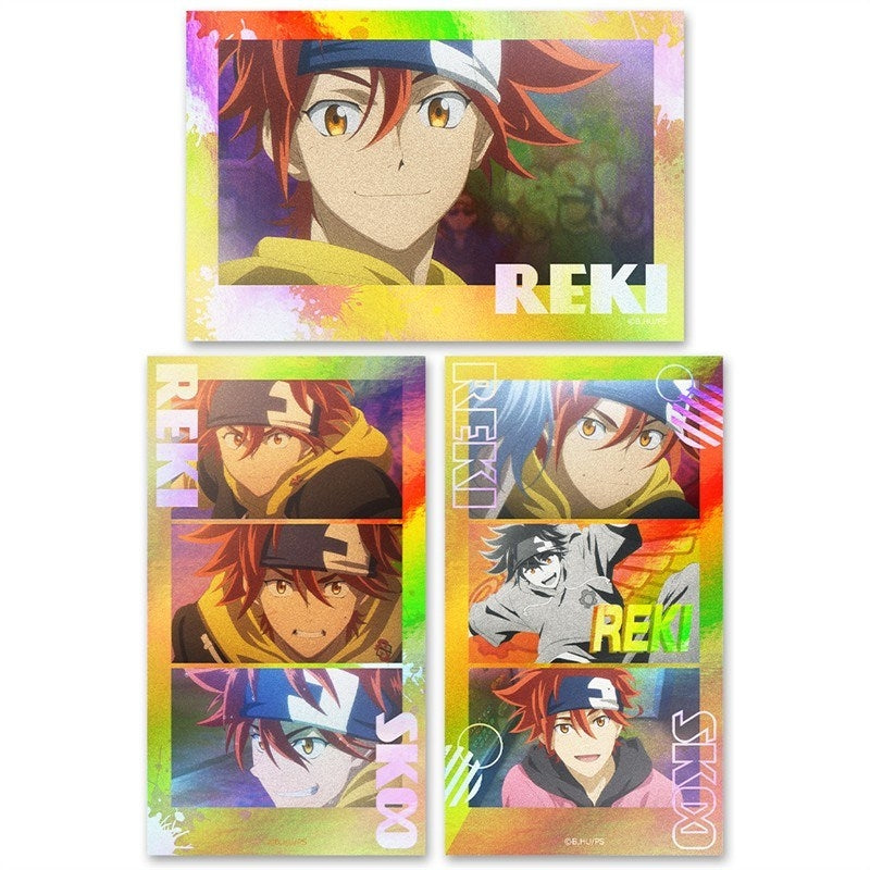 (Goods - Sticker) SK8 the Infinity Thumbnail Sparkle Sticker Set Reki Kyan