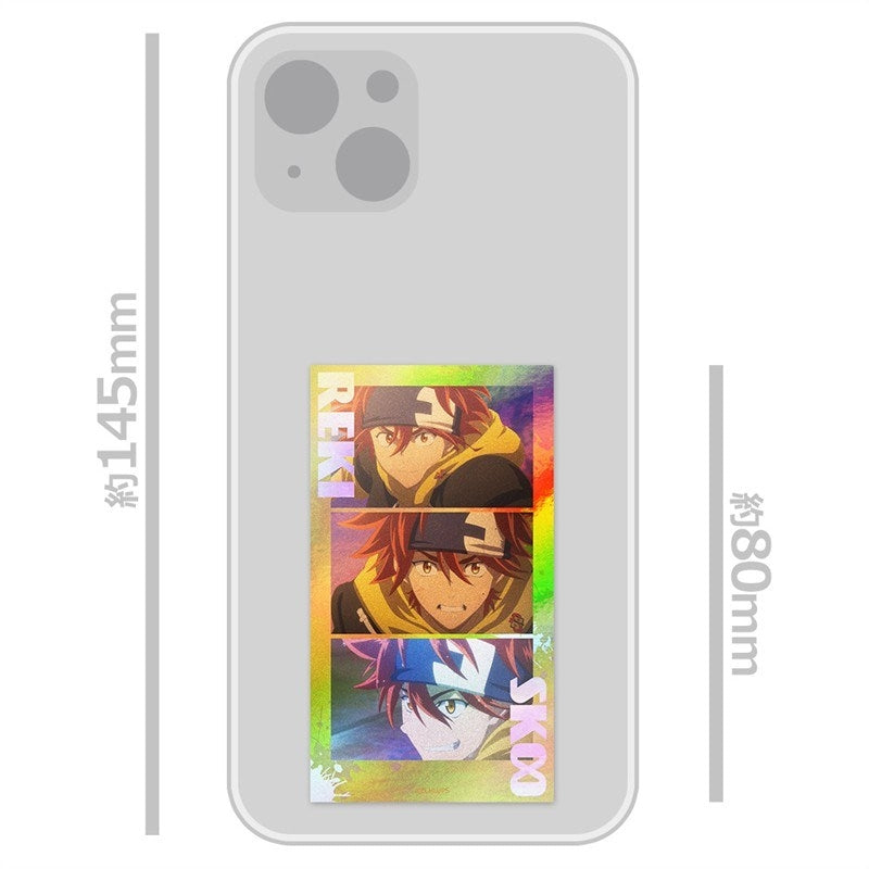 (Goods - Sticker) SK8 the Infinity Thumbnail Sparkle Sticker Set Reki Kyan