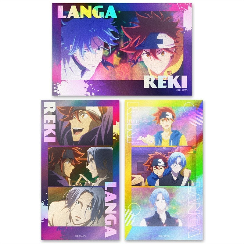 (Goods - Sticker) SK8 the Infinity Thumbnail Sparkle Sticker Set Reki & Langa