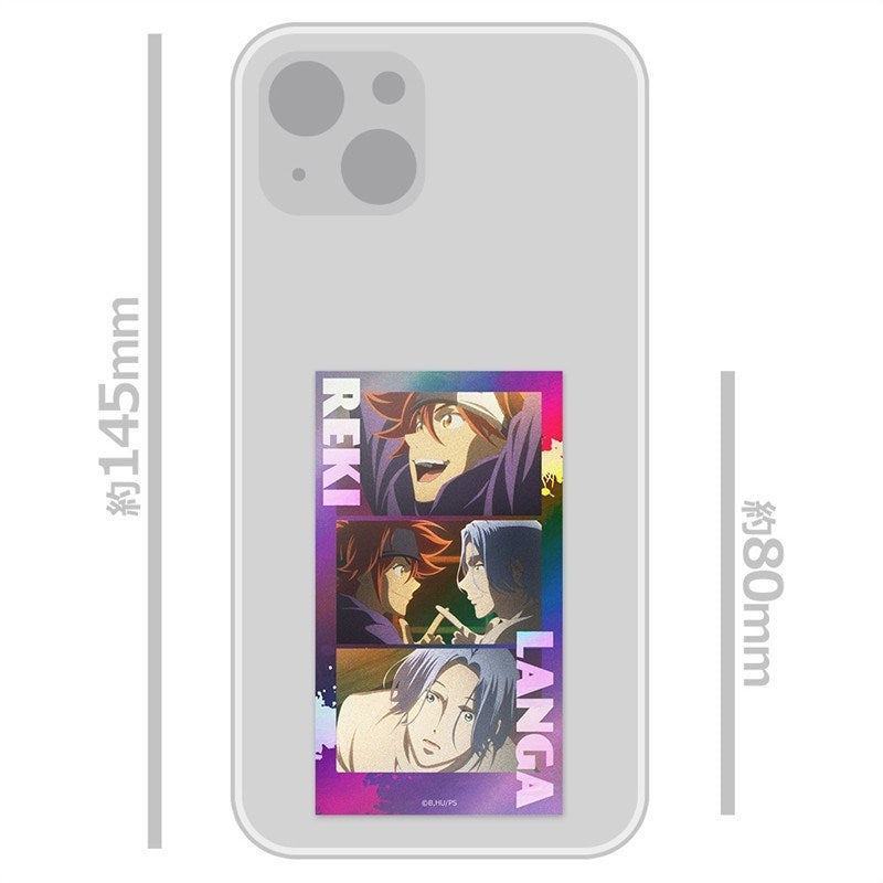 (Goods - Sticker) SK8 the Infinity Thumbnail Sparkle Sticker Set Reki & Langa