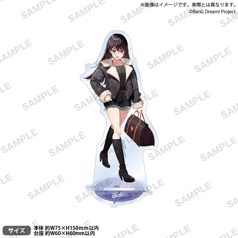 (Goods - Acrylic Stand) BanG Dream! Acrylic Stand Winter Travel Ver. Taki Shiina