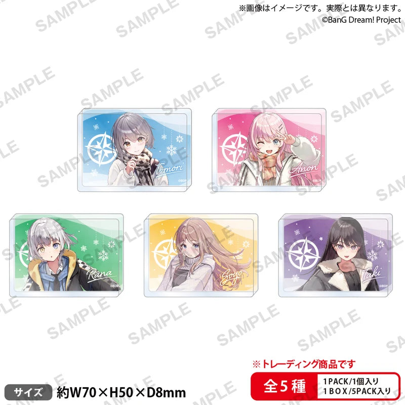 (Goods - Acrylic Block) BanG Dream! Acrylic Block Winter Travel Ver. (Blind Box -Single)