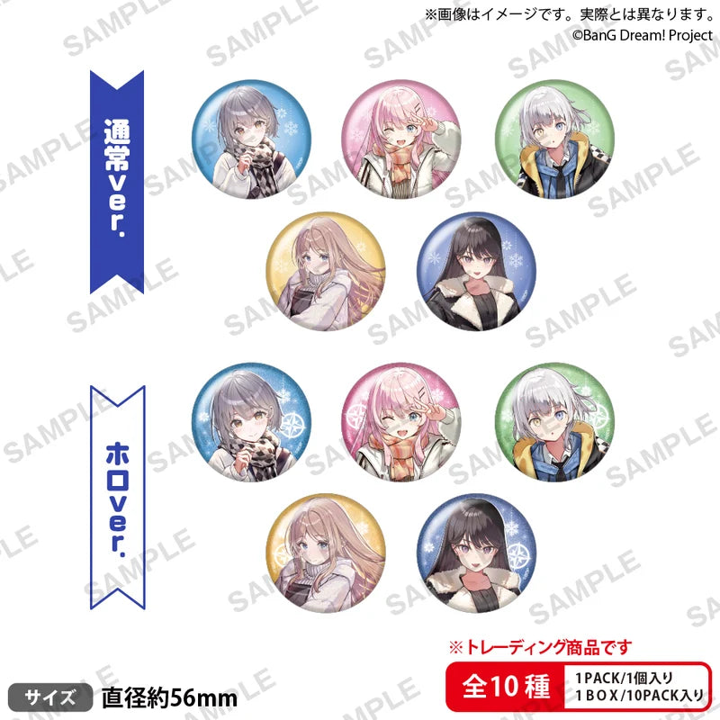 (Goods - Badge) BanG Dream! Badge Winter Travel Ver. (Blind Box -Single)