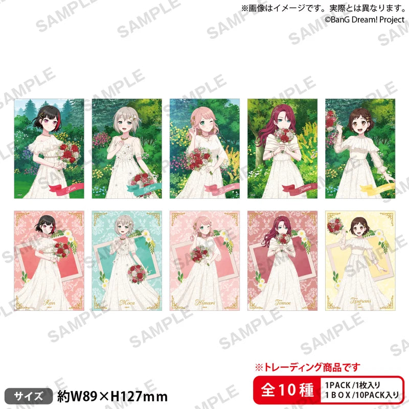 (Goods - Card) BanG Dream! Afterglow Trading Bromide Flower Garden Ver. (Blind Box -Single)
