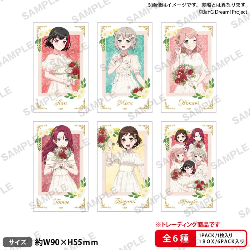 (Goods - Sticker) BanG Dream! Afterglow Trading Short Sticker Flower Garden Ver. (Blind Box -Single)