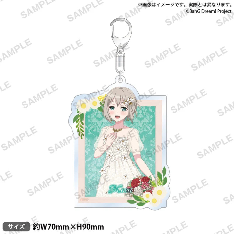 (Goods - Keychain) BanG Dream! Afterglow Acrylic Keychain Flower Garden Ver. (5 Types)