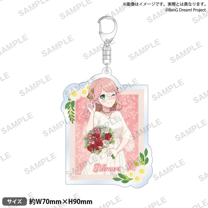 (Goods - Keychain) BanG Dream! Afterglow Acrylic Keychain Flower Garden Ver. (5 Types)