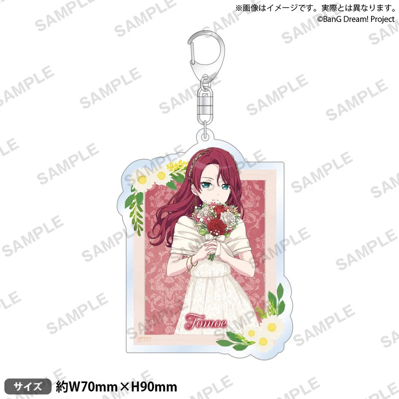 (Goods - Keychain) BanG Dream! Afterglow Acrylic Keychain Flower Garden Ver. (5 Types)