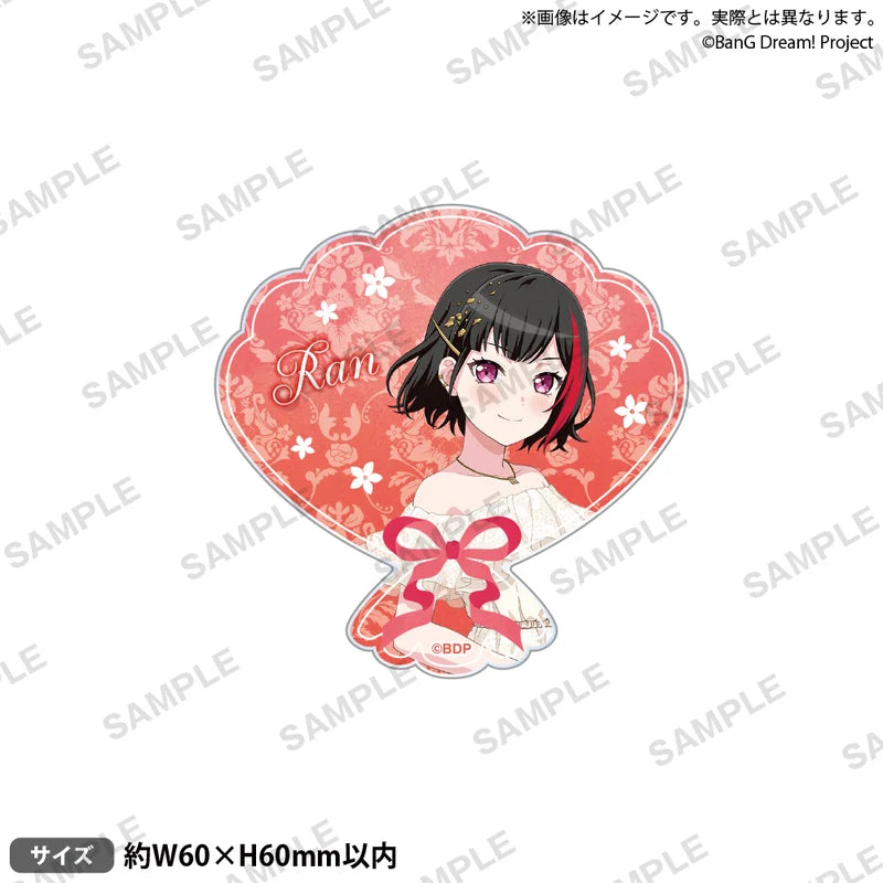 (Goods - Badge) BanG Dream! Afterglow Acrylic Badge Flower Garden Ver. (5 Types)