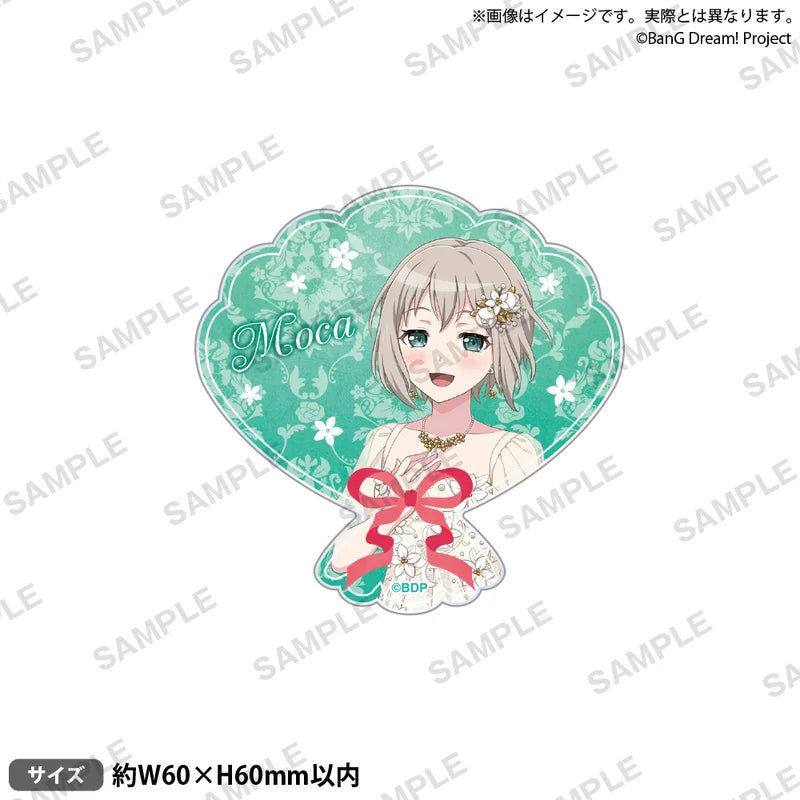 (Goods - Badge) BanG Dream! Afterglow Acrylic Badge Flower Garden Ver. (5 Types)