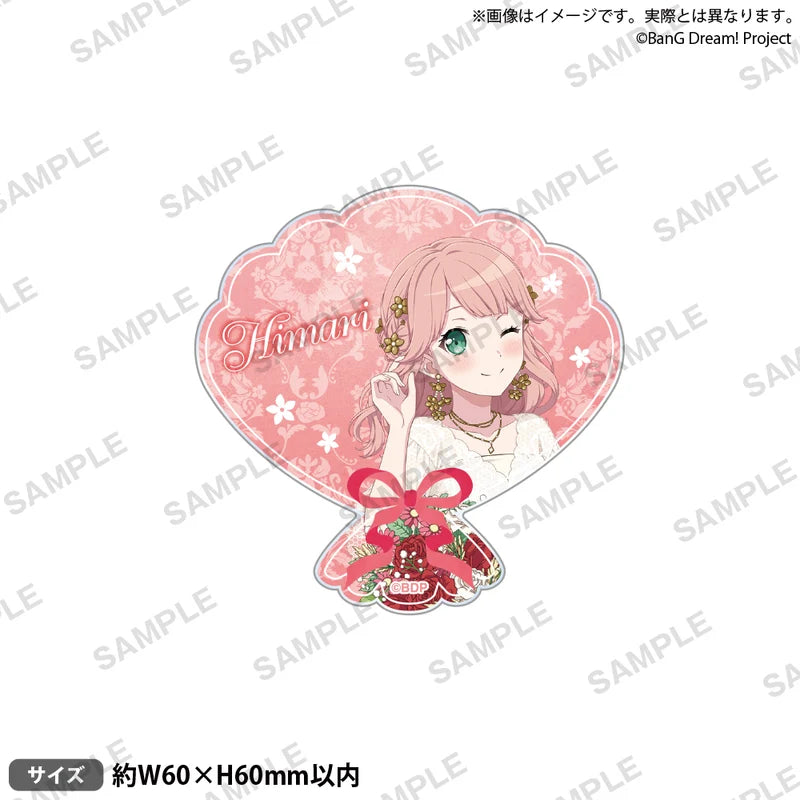 (Goods - Badge) BanG Dream! Afterglow Acrylic Badge Flower Garden Ver. (5 Types)