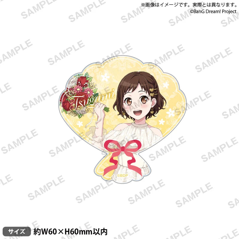 (Goods - Badge) BanG Dream! Afterglow Acrylic Badge Flower Garden Ver. (5 Types)