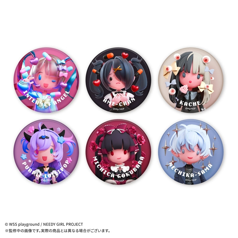 (Goods - Badge) Anime NEEDY GIRL OVERDOSE JEWELYC! Trading Button Badge (Blind Box -Single)