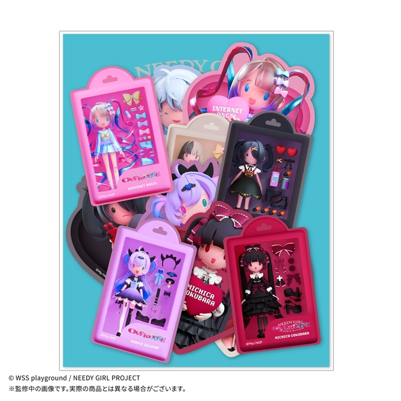 (Goods - Sticker) Anime NEEDY GIRL OVERDOSE JEWELYC! Die-cut Sticker Set