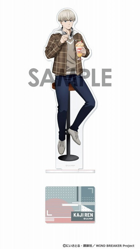 (Goods - Stand Pop) WIND BREAKER Acrylic Stand - Weekend 6. Ren Kaji