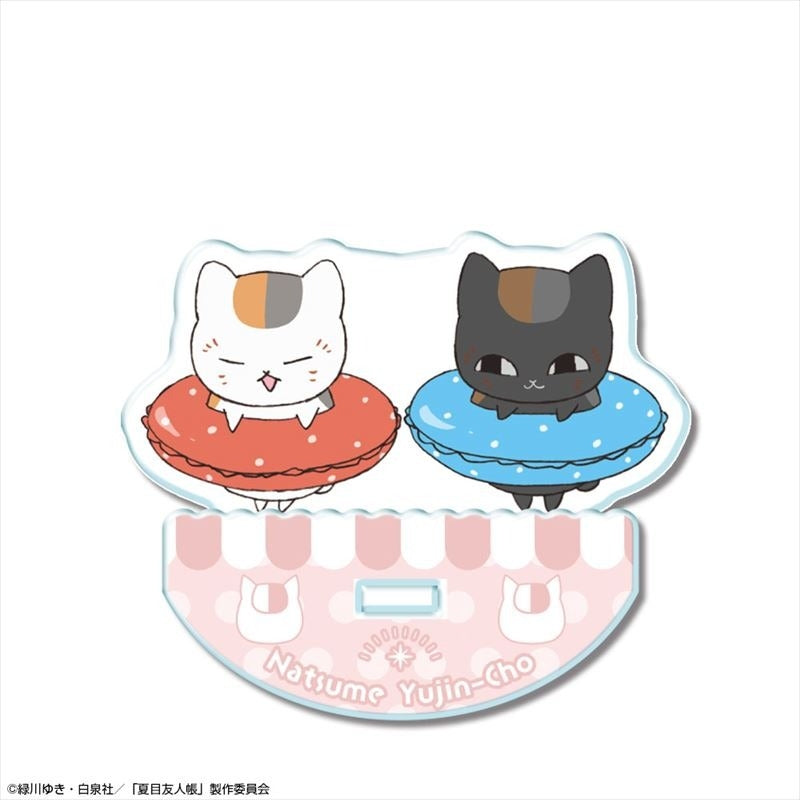 (Goods - Acrylic Stand) [Natsume's Book of Friends] Yuratto Acrylic Figure Ver. 2 Design05 (Nyanko Sensei & Kuro Nyanko)