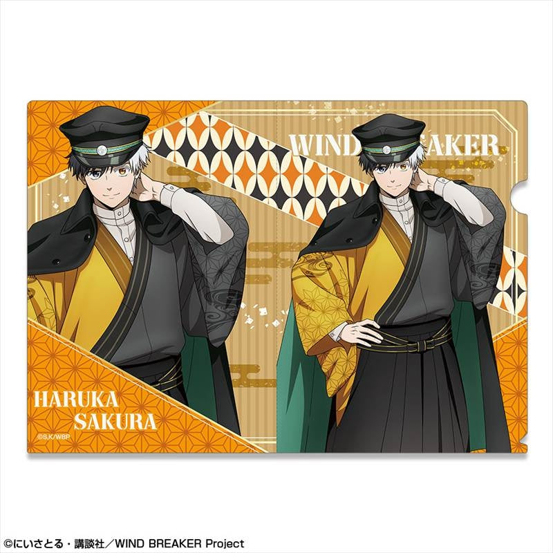 (Goods - Clear File) TV Anime WIND BREAKER Clear File Design 01 (Haruka Sakura/Retro Modern ver.) (feat. Exclusive Art)