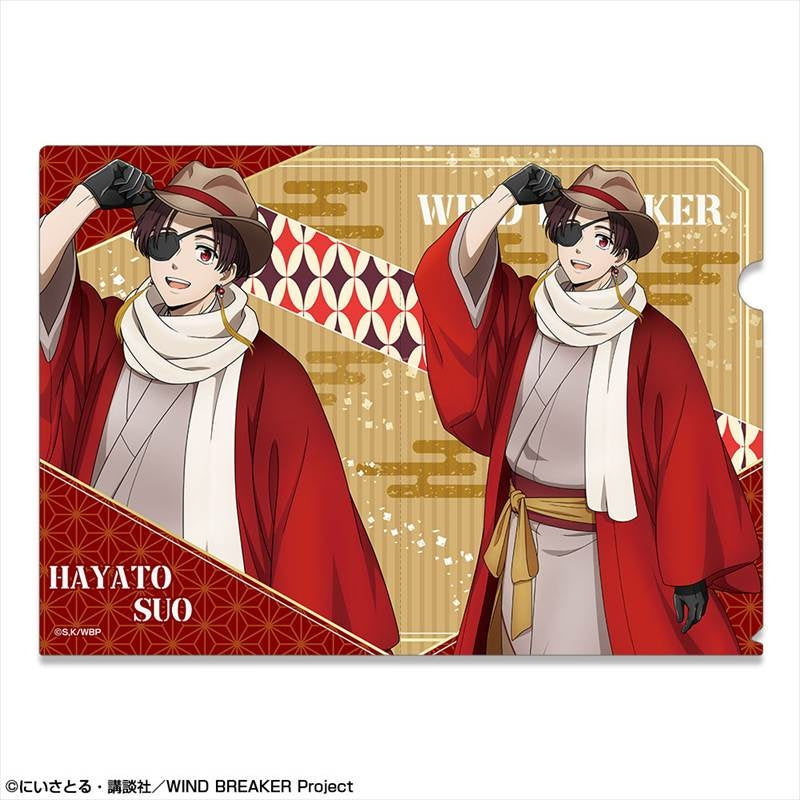 (Goods - Clear File) TV Anime WIND BREAKER Clear File Design 02 (Hayato Suo/Retro Modern ver.) (feat. Exclusive Art)