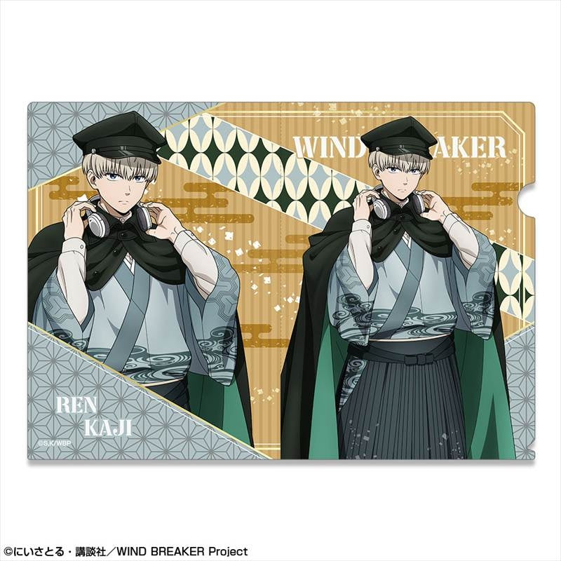 (Goods - Clear File) TV Anime WIND BREAKER Clear File Design 04 (Ren Kaji/Retro Modern ver.) (feat. Exclusive Art)