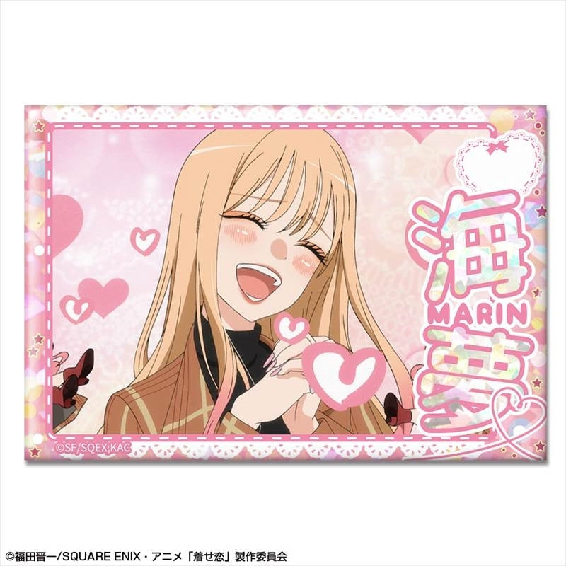 (Goods - Badge) TV Anime My Dress-Up Darling Season 2 Holographic Button Badge Design 02 (Marin Kitagawa B)