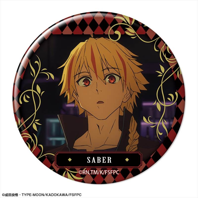 (Goods - Badge) TV Anime Fate/strange Fake Button Badge Design 04 (Saber/B)