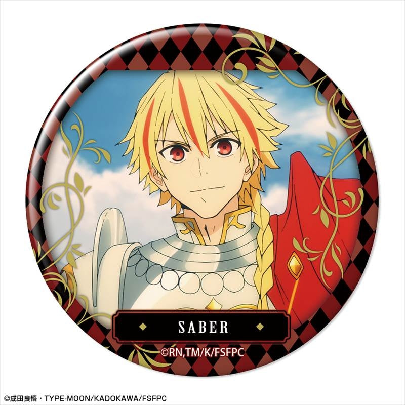 (Goods - Badge) TV Anime Fate/strange Fake Button Badge Design 05 (Saber/C)