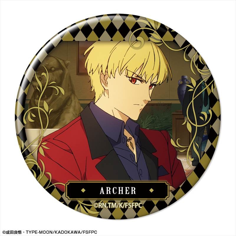 (Goods - Badge) TV Anime Fate/strange Fake Button Badge Design 08 (Archer/A)
