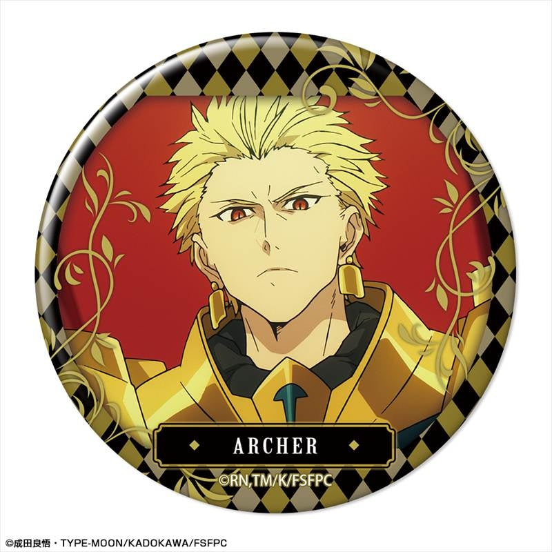 (Goods - Badge) TV Anime Fate/strange Fake Button Badge Design 09 (Archer/B)