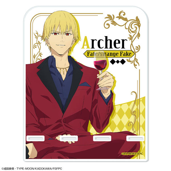 (Goods - Acrylic Stand) Fate/strange Fake TV Anime Acrylic Smartphone Stand Design 01 (Archer)