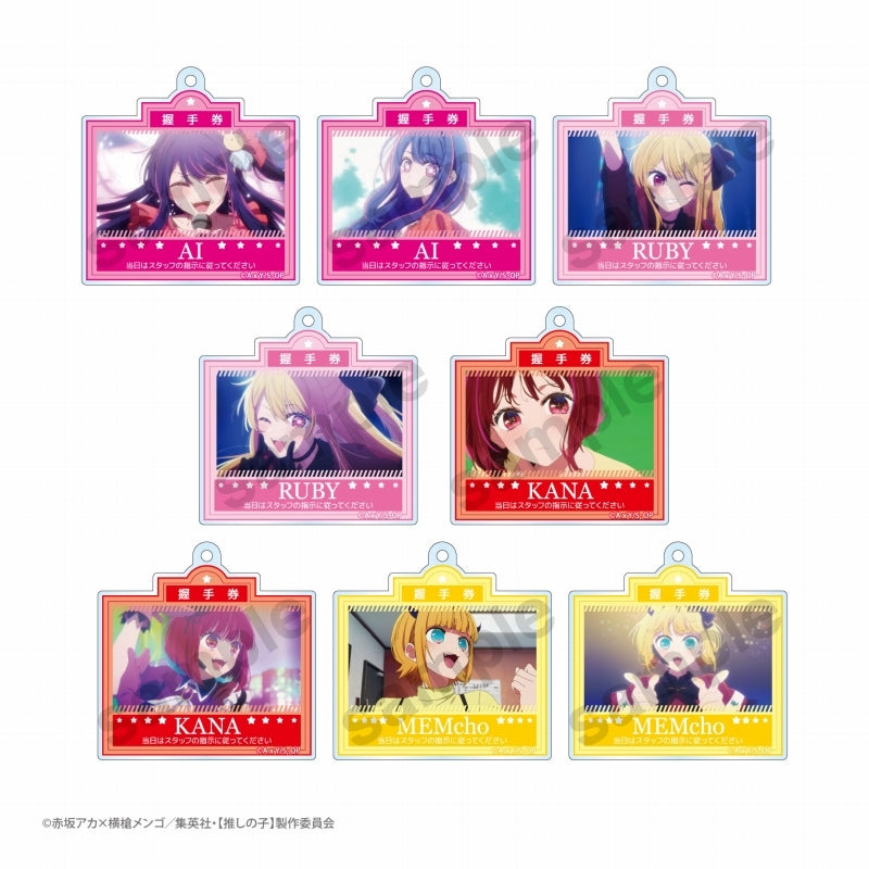 Oshi no Ko] Handshaking Ticket Style Acrylic Keychain | animate USA