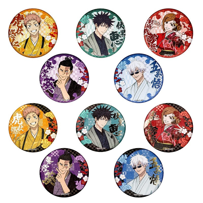 [Jujutsu Kaisen] Juju Tanbo Trading Japanese Paper Style Button Badge (Blind Box -Single)