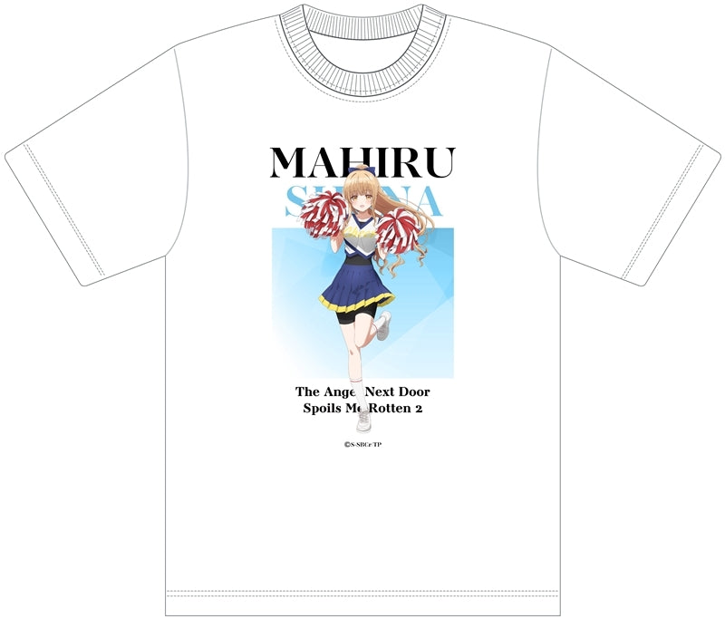 (Goods - Shirt) The Angel Next Door Spoils Me Rotten 2 (feat. Exclusive Art) T-shirt Mahiru Shiina (Cheer Girl) L