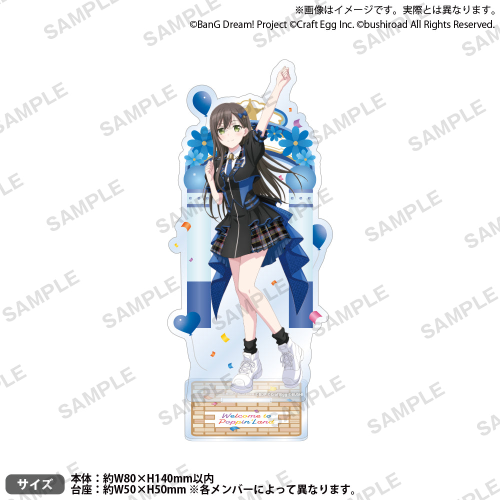 (Goods - Acrylic Stand) [BanG Dream!] 12th LIVE DAY1: Poppin'Party "come to Poppin'Land" Acrylic Stand Tae Hanazonooii