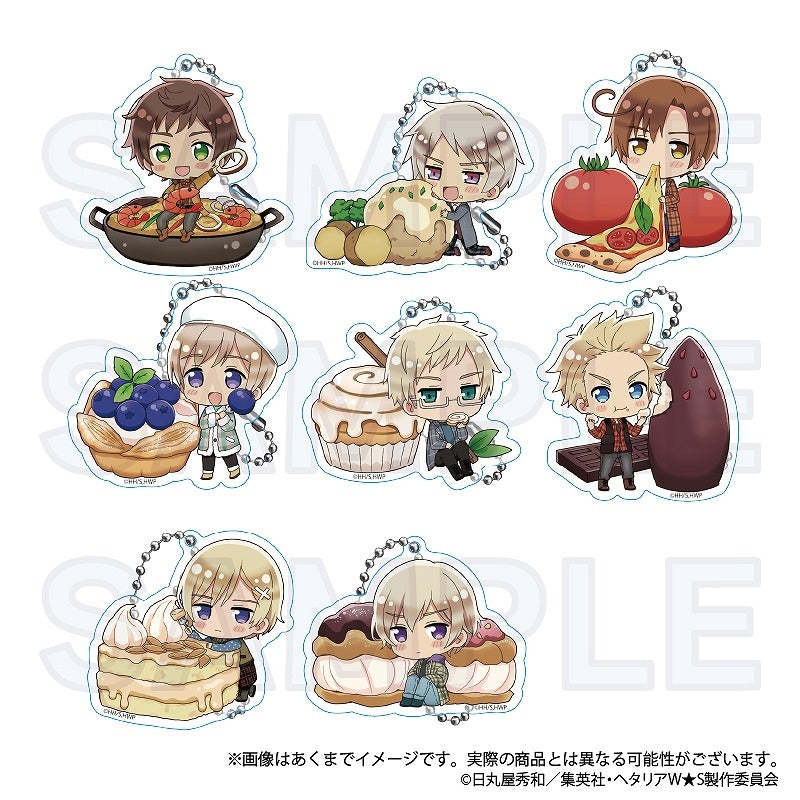 [Hetalia] Acrylic Keychain yummy! ver. Vol. 2 (Blind Box -Single)