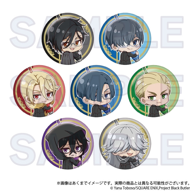 (Goods - Badge) Black Butler: Public School Arc Trading Can Badge Oekakiccho Ver. (Blind Box -Single)