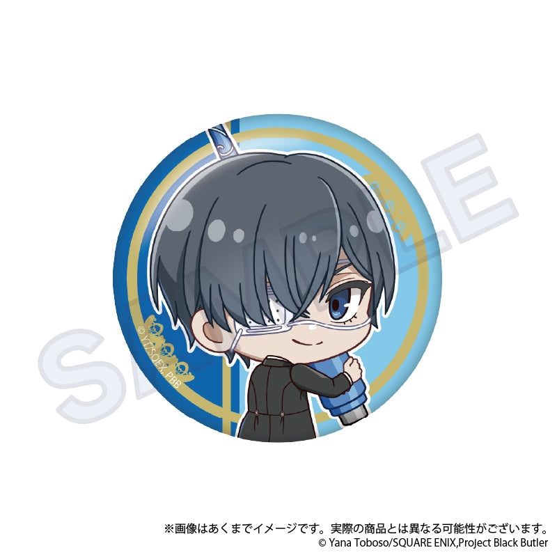 (Goods - Badge) Black Butler: Public School Arc Trading Can Badge Oekakiccho Ver. (Blind Box -Single)