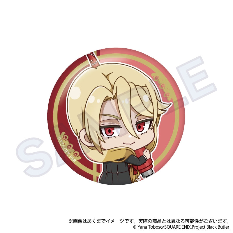 (Goods - Badge) Black Butler: Public School Arc Trading Can Badge Oekakiccho Ver. (Blind Box -Single)
