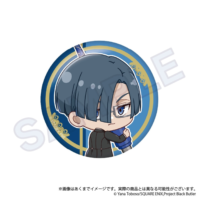 (Goods - Badge) Black Butler: Public School Arc Trading Can Badge Oekakiccho Ver. (Blind Box -Single)