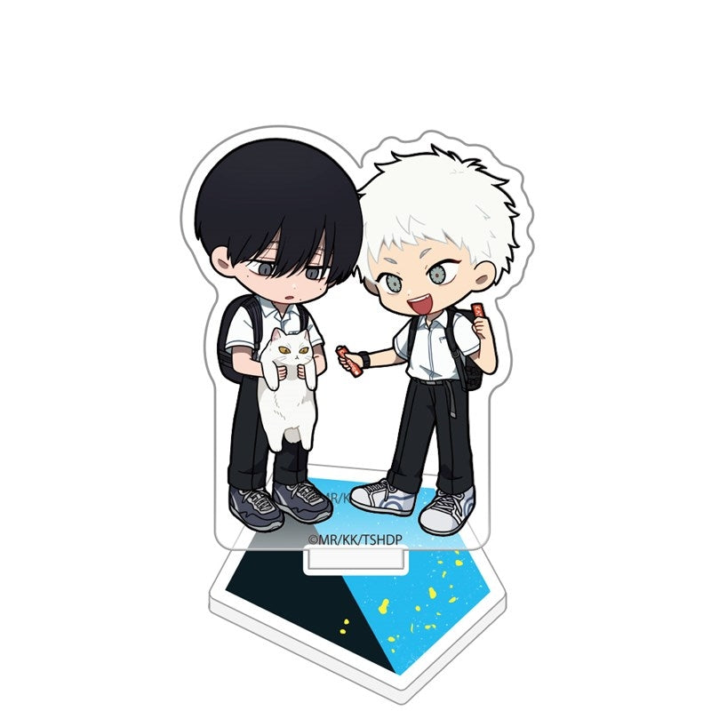 (Goods - Acrylic Stand) The Summer Hikaru Died Chibi Acrylic Stand (Yoshiki & Hikaru/Uniform A)