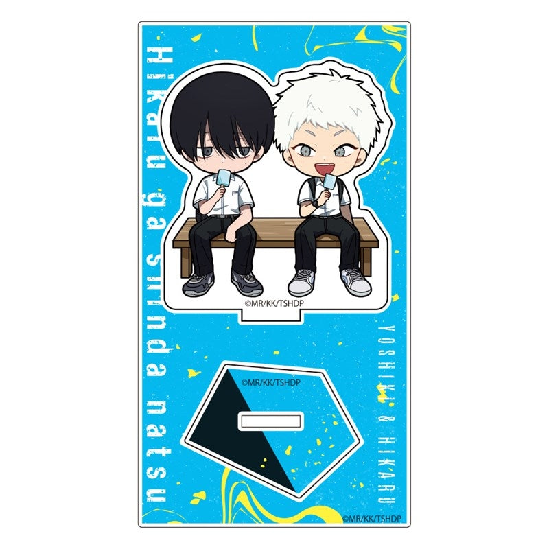 (Goods - Acrylic Stand) The Summer Hikaru Died Chibi Acrylic Stand (Yoshiki & Hikaru/Uniform B)