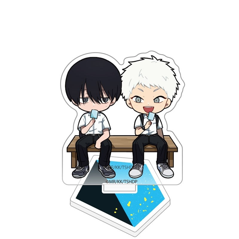 (Goods - Acrylic Stand) The Summer Hikaru Died Chibi Acrylic Stand (Yoshiki & Hikaru/Uniform B)