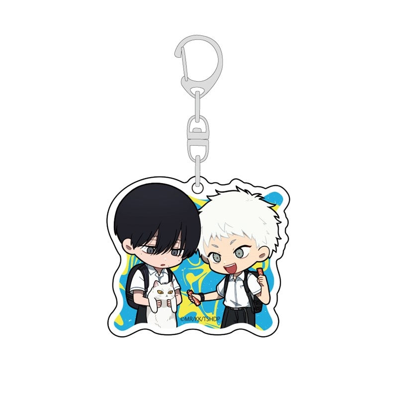 (Goods - Keychain) The Summer Hikaru Died Chibi Acrylic Keychain (Yoshiki & Hikaru/Uniform A)