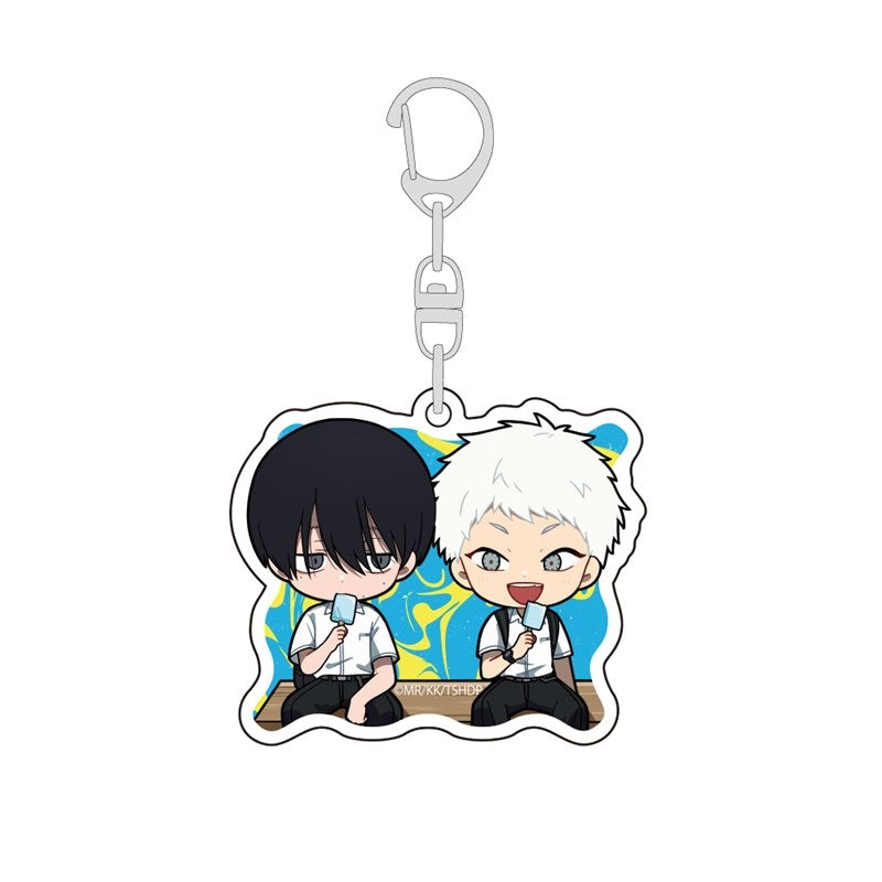 (Goods - Keychain) The Summer Hikaru Died Chibi Acrylic Keychain (Yoshiki & Hikaru/Uniform B)