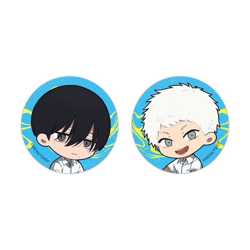 (Goods - Badge) The Summer Hikaru Died Chibi Button Badge Set (Yoshiki & Hikaru/Uniform)