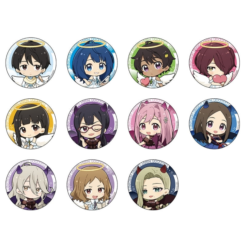 (1BOX=11)(Goods - Badge) Too Many Losing Heroines! Trading Button Badge (Angel & Devil)(Blind Box -Single)