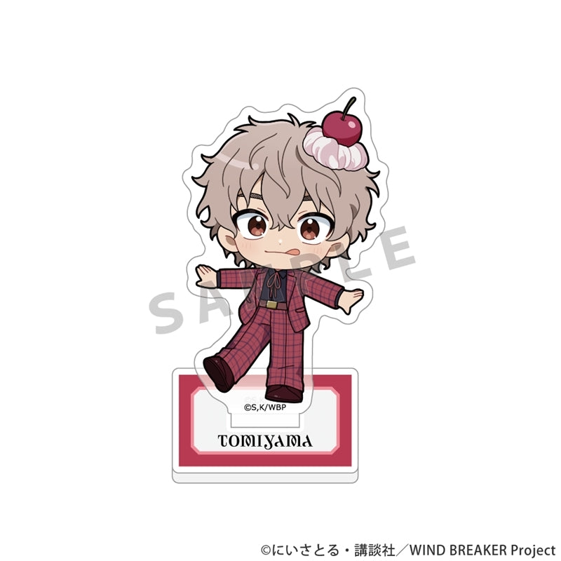 (Goods - Acrylic Stand) WIND BREAKER Acrylic Stand (Choji Tomiyama/Whipped Cream & Cherry )