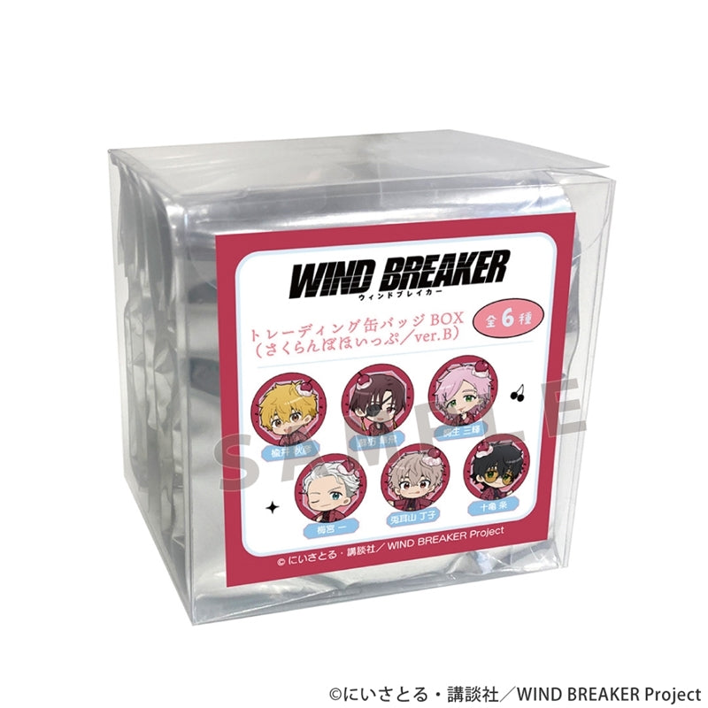 [※Blind](1BOX=6)(Goods - Badge) WIND BREAKER Trading Button Badge (Whipped Cream & Cherry /ver. B)(Blind Box -Single)