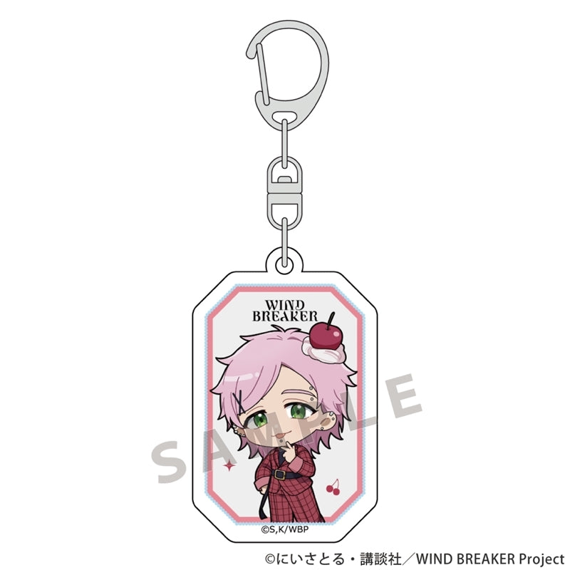 (Goods - Keychain) WIND BREAKER Acrylic Keychain (Mitsuki Kiryu/Whipped Cream & Cherry )