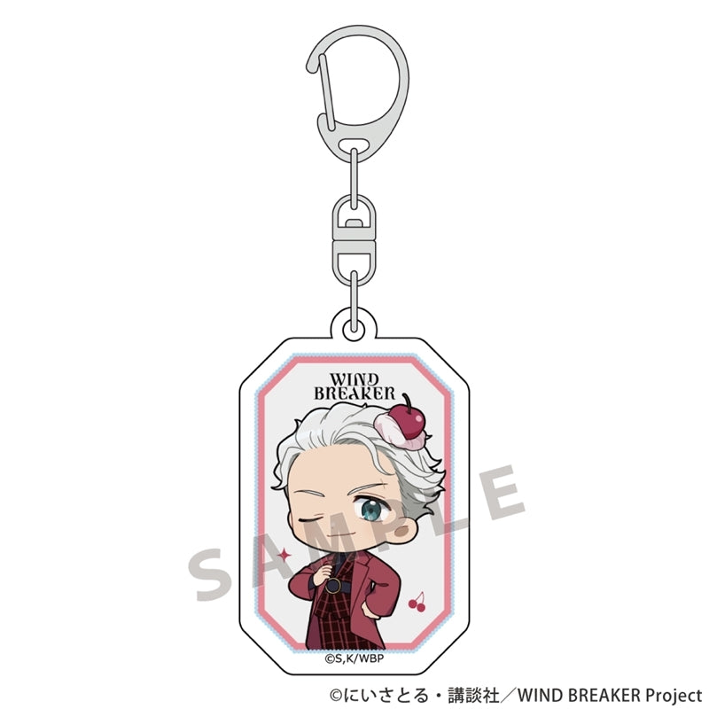 (Goods - Keychain) WIND BREAKER Acrylic Keychain (Hajime Umemiya /Whipped Cream & Cherry )